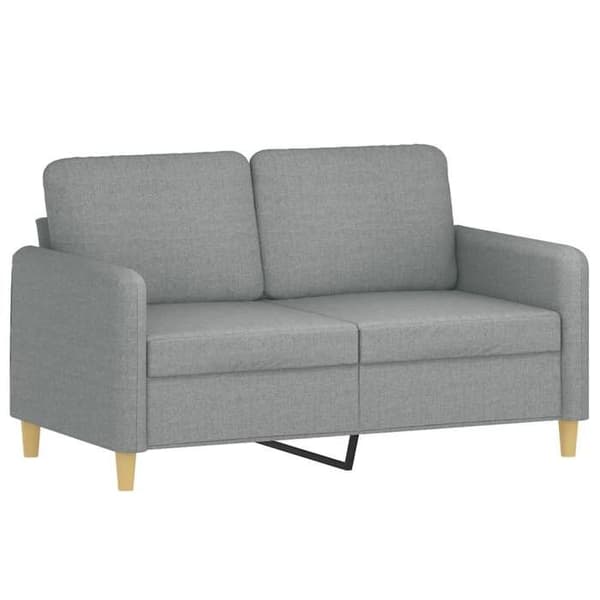 Maison Exclusive - 4-osainen sohvasetti tyynyillä, vaaleanharmaa kangas