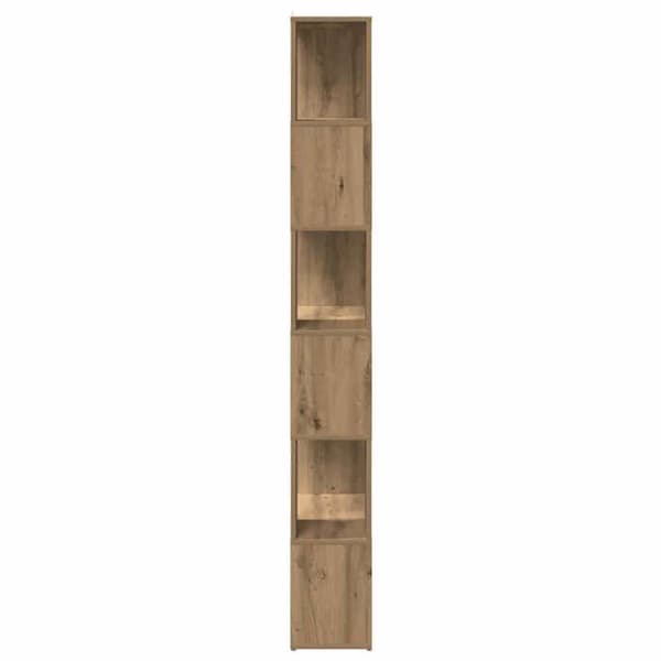Maison Exclusive - Bibliotek/Rumseparator i håndlavet eg 60x24x186 cm