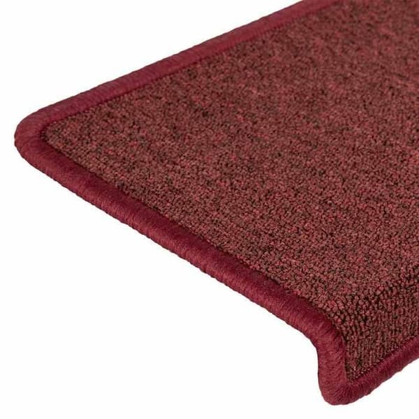 Maison Exclusive - Trappe tæppe 30 stykker 65 x 21 x 4 cm Bordeaux rektangulær kant