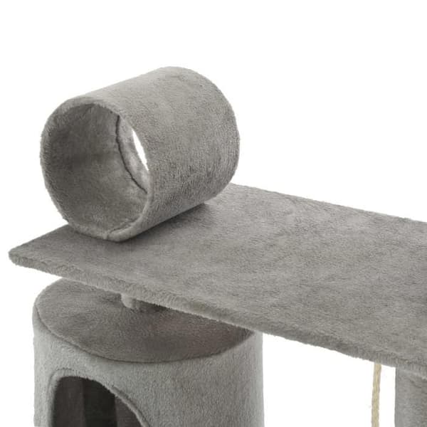 Maison Exclusive - Kattträd med sisal klöstrumpor 140 cm Grå grå