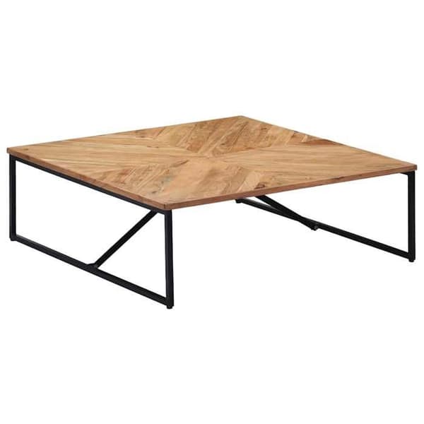 Maison Exclusive - Sofabord 110x110x36 cm Solid akacietræ kastanj