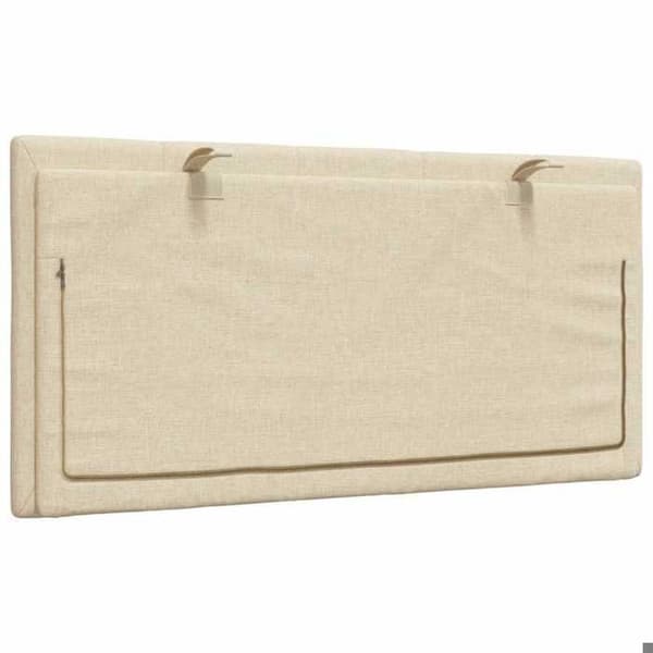 Päätytyyny - MAISON EXCLUSIVE - Hanko - Kermainen - 100 cm - Irrotettava Grädde