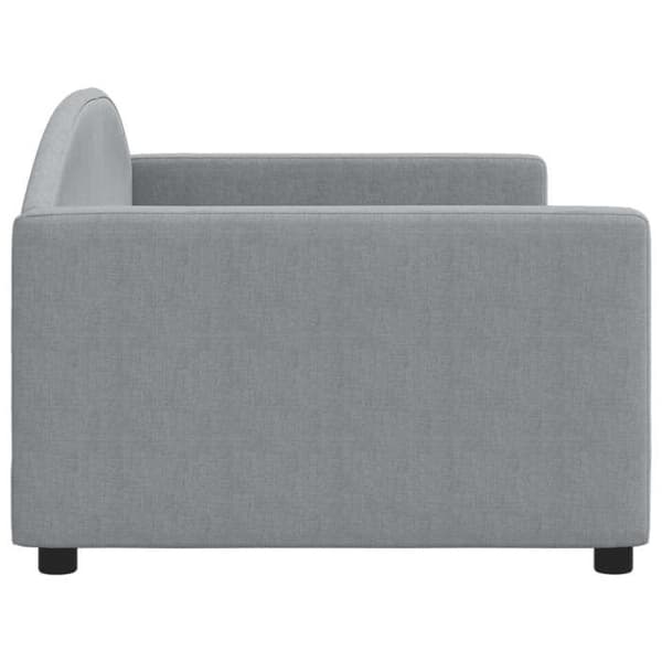 Maison Exclusive - Vaaleanharmaa 90x200 cm kangas ilman patjaa