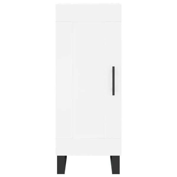 Maison Exclusive - Vit buffé 34,5x34x90 cm ingenjörsträ