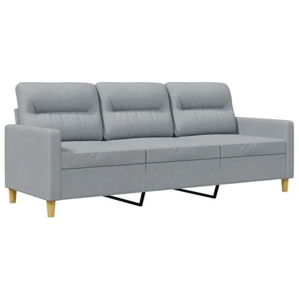 Maison Exclusive - 3-personers sofa Lys grå 180 cm Stof