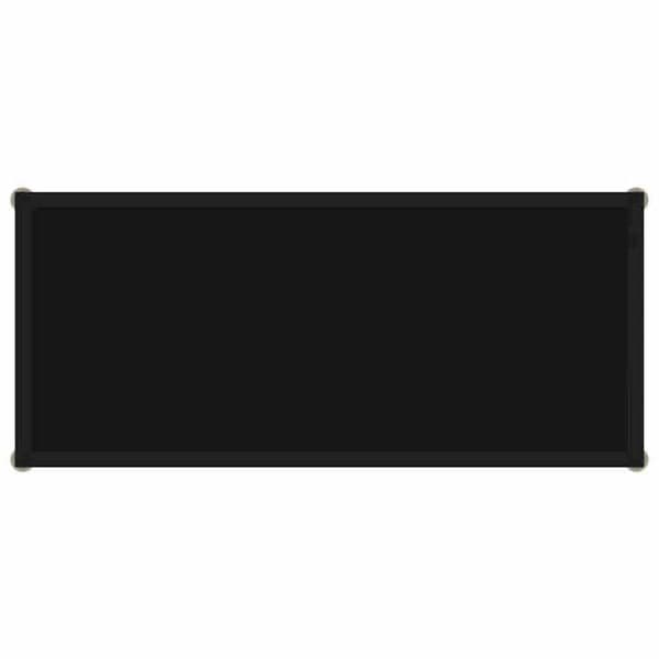 Maison Exclusive - Konsolbord Sort 80x35x75 cm Tempereret glas Svart