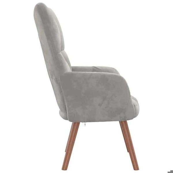 Maison Exclusive - Relax stol Lys grå Velour