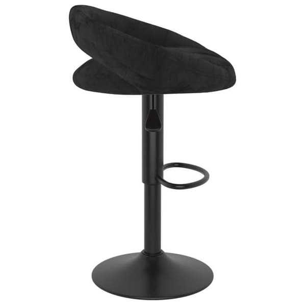 Maison Exclusive - Barstolar set om 2 svart sammet