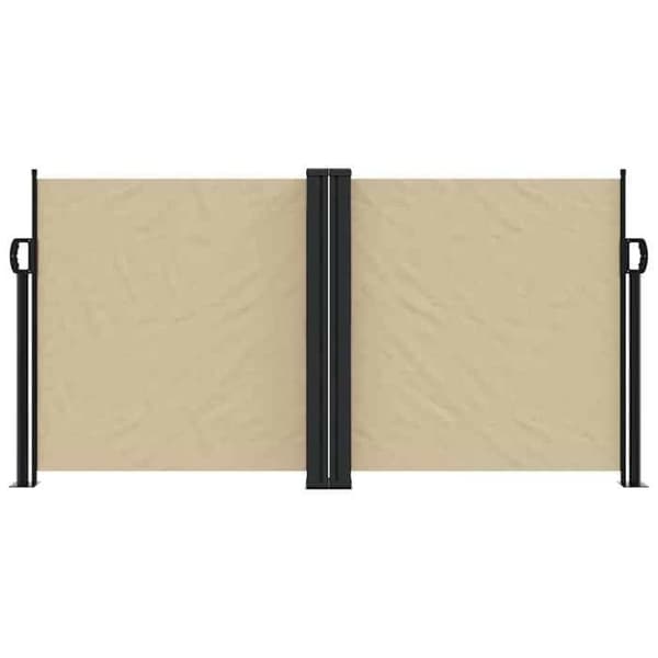 Maison Exclusive - Retractable side awning beige 120x1200 cm