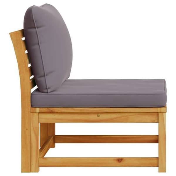 Havemøbel - EKSKLUSIVT HUS - Modulerbart - Massiv akacie - Polstrede puder - Lamel design