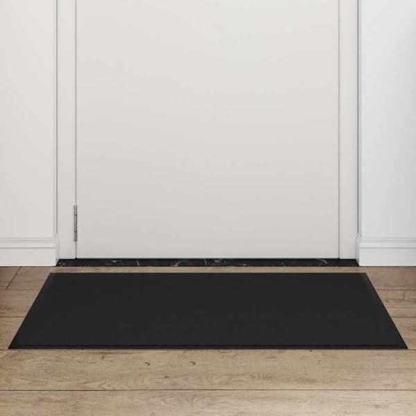 Maison Exclusive - Sort dørmåtte 60x90 cm