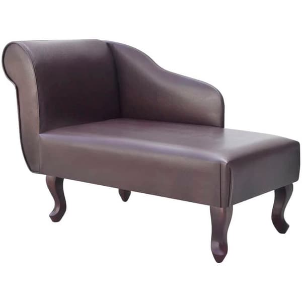 Maison Exclusive - Brun Similicuir Chaiselong