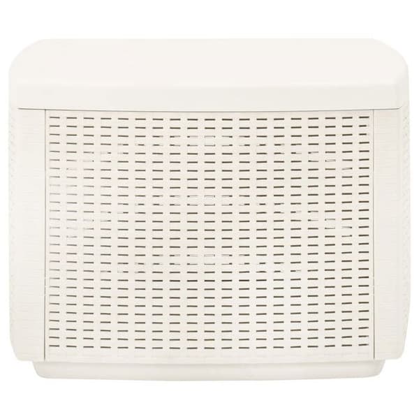 Maison Exclusive - Trädgårdsbord Vit 53x53x40 cm Plast