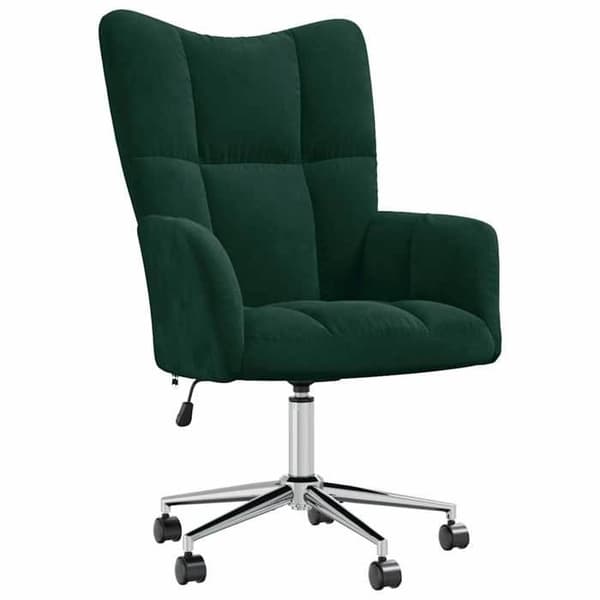Maison Exclusive - Mörkgrön Velour Relaxstol Mörkgrön