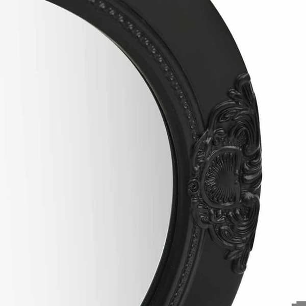 Maison Exclusive - Barockstil väggspegel 50 cm svart