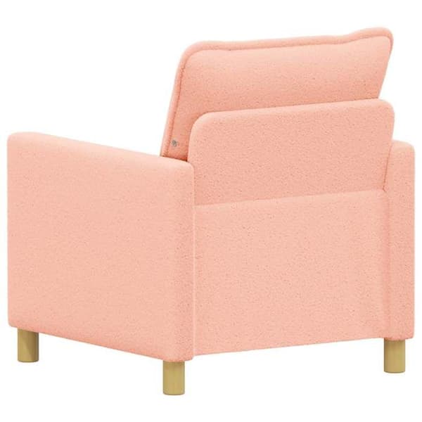 Maison Exclusive - Soffa Rosa 76 x 81 x 87,5 cm Tyg