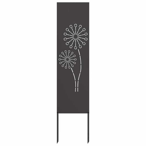 Havelåge - EKSKLUSIV HUS - Rektangulær - Stål - Mat finish - 32 x 140 cm - Sort Svart