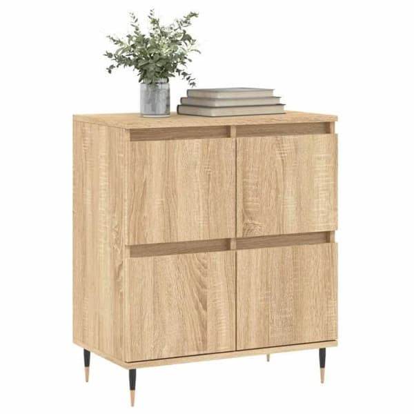 Maison Exclusive - Buffé Ek sonoma 60x35x70 cm Ingenjörsträ