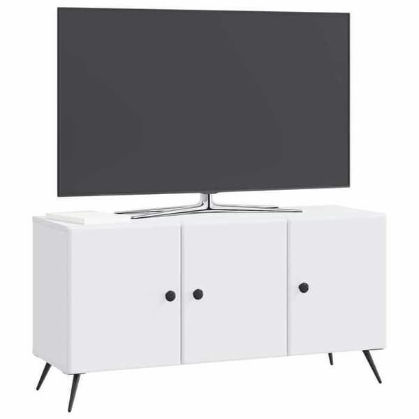 Maison Exclusive - TV-möbel Vit 99 x 34,5 x 50 cm Ingenjörsträ Vit