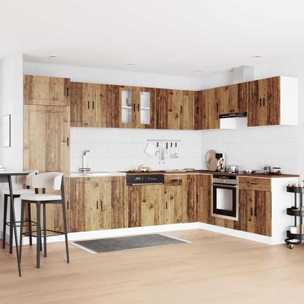 Maison Exclusive - Porto 2-delt underskabs møbel Brun 80 x 46 x 81,5 cm brun