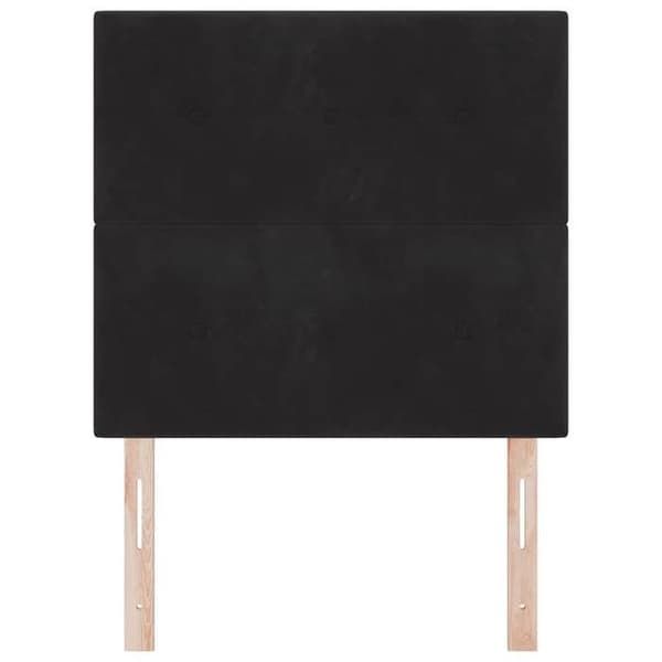 Maison Exclusive - Musta pääty 100 cm Sametti