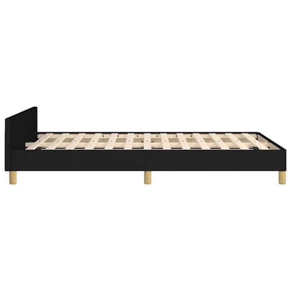 Maison Exclusive - Sengestel uden madras sort 120x200 cm stof