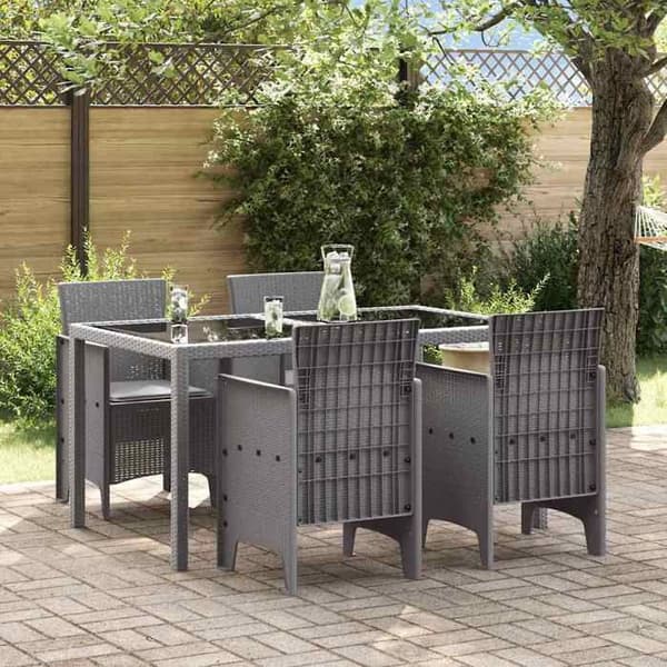 Maison Exclusive - Trädgårdsstol 4 st Gråljus Polypropen