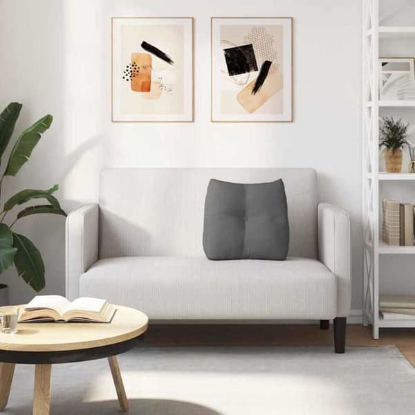 Maison Exclusive - Mørkegrå rygpude 45 x 24 x 50 cm stof