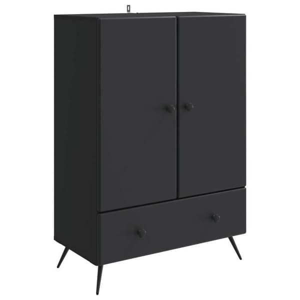 Maison Exclusive - Buffet Sort 66 x 34,5 x 95 cm Ingeniørtræ
