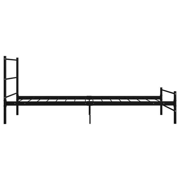 Sengestel - EKSKLUSIV HUS - Klassisk - Sort - Metal - 100 x 200 cm Svart