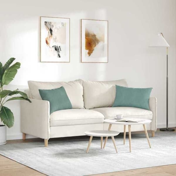 Maison Exclusive - Sohvatyynyt 2 kpl Sametti Vihreä Meri 60 x 40 cm Grön Hav