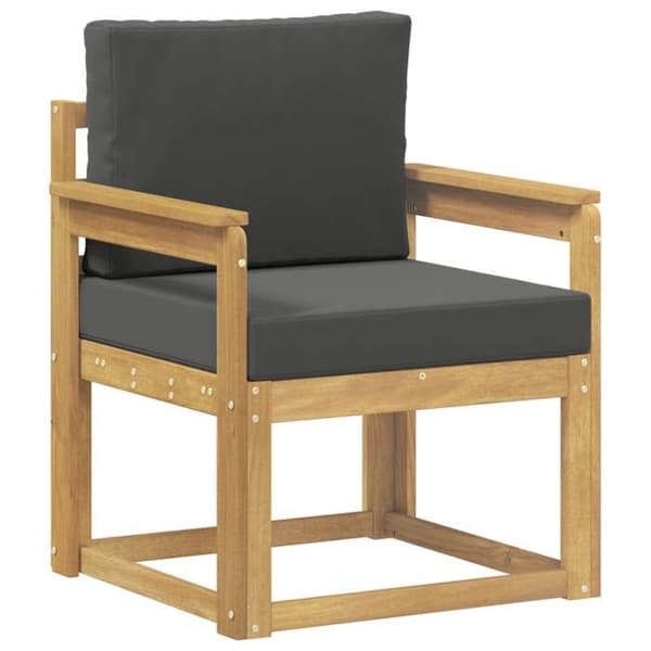 Maison Exclusive - Utomhussoffa i polyester vit och antracit Vit och antracit