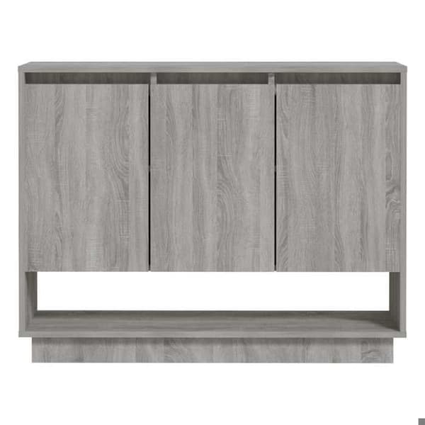 Maison Exclusive - Buffet Sonoma grå 97x31x75 cm Ingeniørtræ