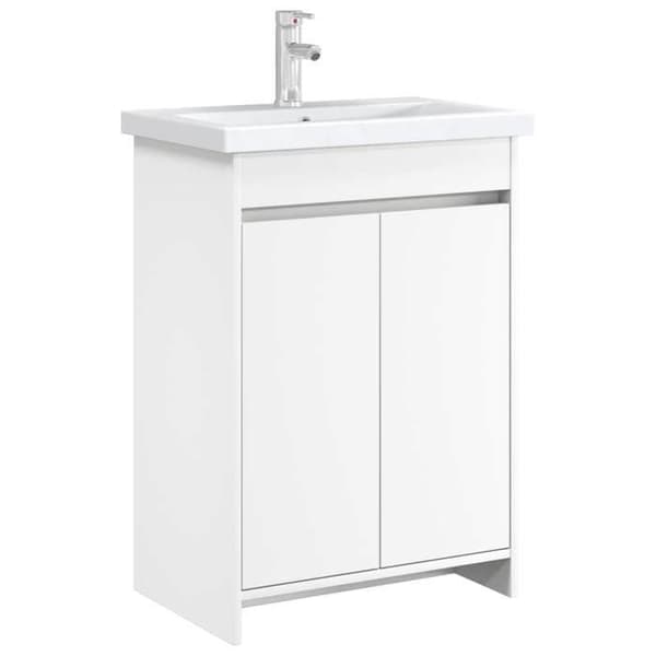 Maison Exclusive - Hvid badeværelses underskab 56 x 37,5 x 81 cm