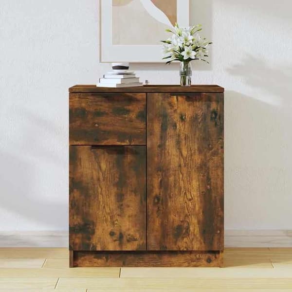 Maison Exclusive - Buffet Røget Eg 60x30x70 cm Ingeniørtræ Rökt ek
