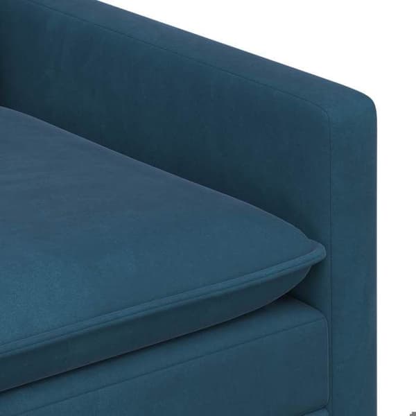 Maison Exclusive - Set med 2 soffor i blått sammet