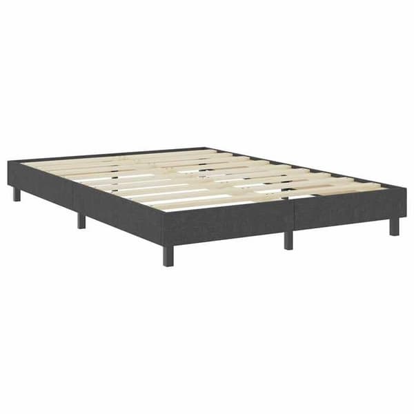 Maison Exclusive - Sängbotten med lameller Grått Tyg 160x200 cm Grå (tyg)