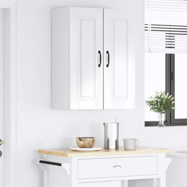 Maison Exclusive - Kalmar 2 stk. opvaskemaskine panel Hvid blank Strålande vit