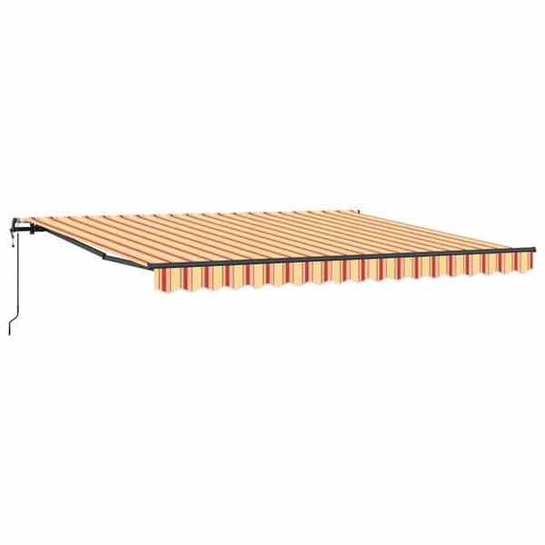 Maison Exclusive - Fällbart tak i gult och orange 400 × 300 cm