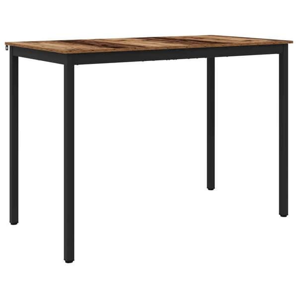 Maison Exclusive - Stående barbord i ingeniørtræ, rektangulær