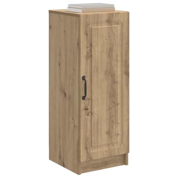 Maison Exclusive - Buffet i egetræ, håndlavet 33 x 34,5 x 87 cm, ingeniørtræ