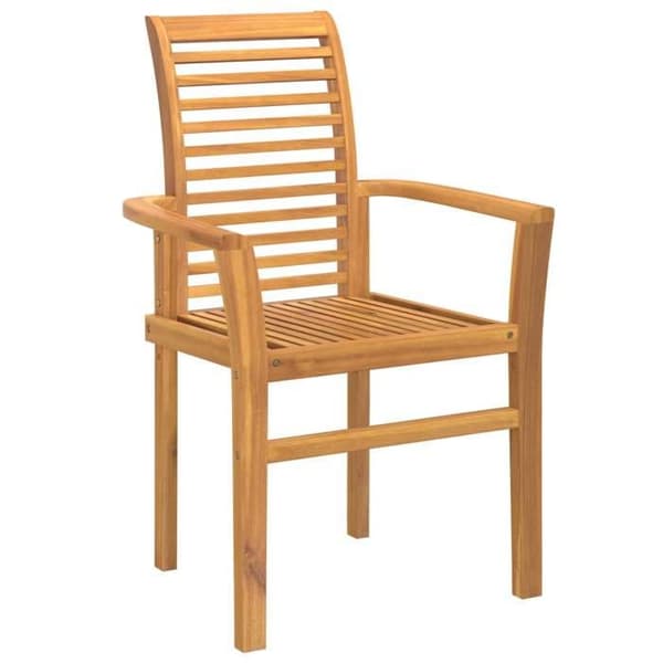 Maison Exclusive - Matstol 4 st Massivt teakträ Brun brun