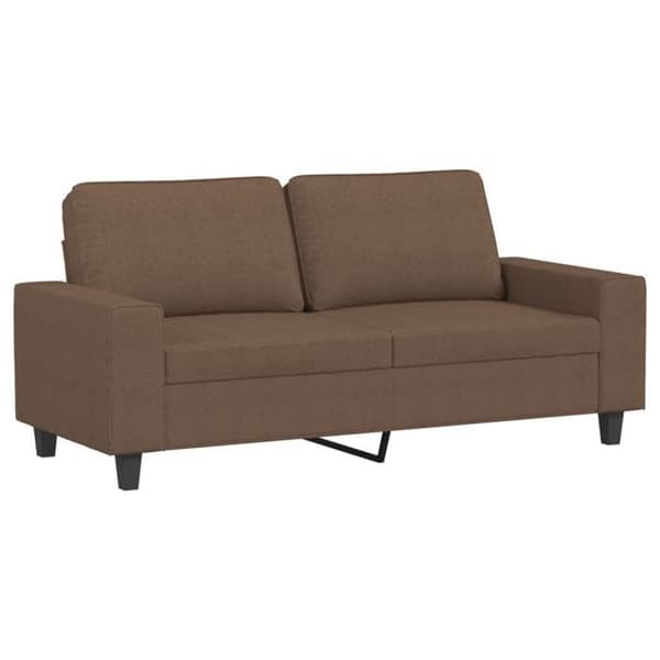 Maison Exclusive - Soffa 2-sits Brun 140 cm Tyg
