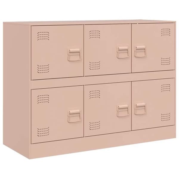 Maison Exclusive - Buffet rosa 99x39x73 cm stål