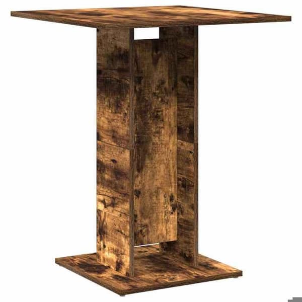 Maison Exclusive - Bistrobord Røget Eg 60x60x75 cm Ingeniørtræ