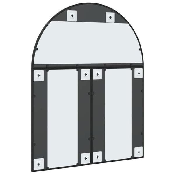 Maison Exclusive - Svart väggspegel 80x100 cm järnbåge