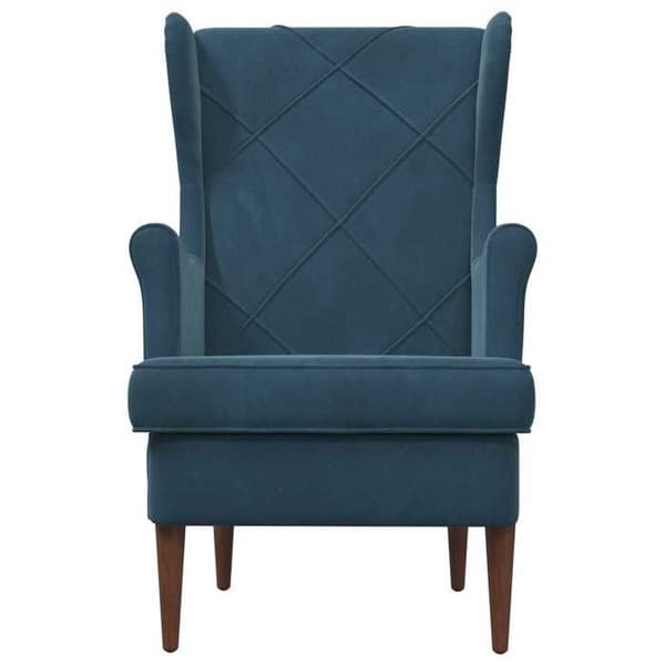Maison Exclusive - Blå Velour Stol