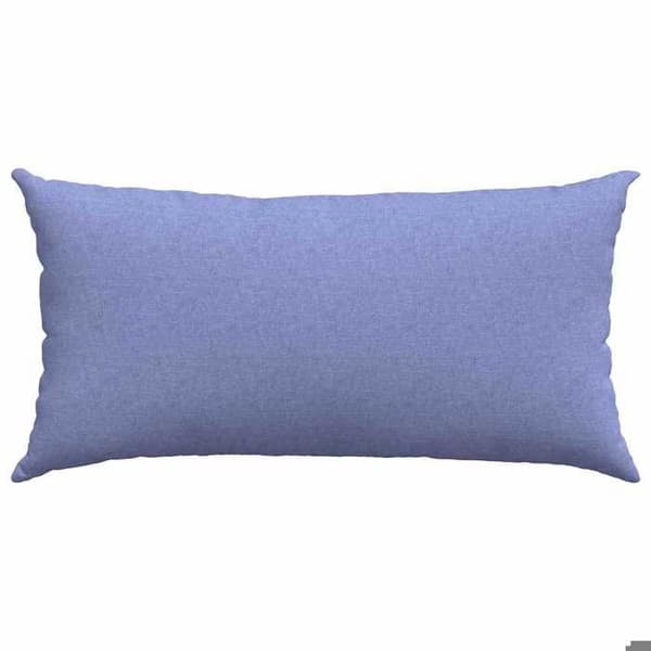 Soffkuddar - EXKLUSIVT HEM - Ren design - Denimblå - 80 x 40 cm - Set om 2 denim blå