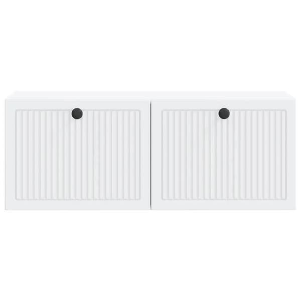 Maison Exclusive - Väggmonterad TV-möbel Vit 78,5 x 31 x 30 cm Ingenjörsträ