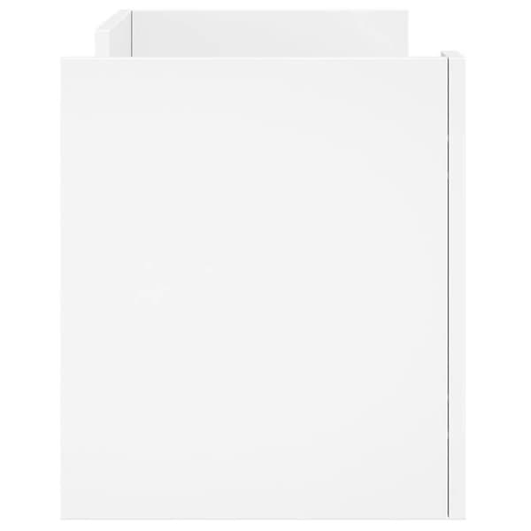 Maison Exclusive - TV-möbel vit 80x35x40 cm ingenjörsträ